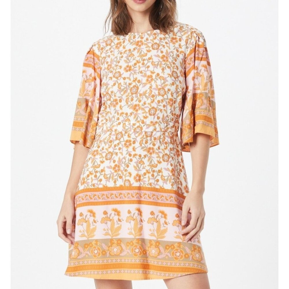 Traffic People Women's Paisley Misty‎ Floral Dress Size Medium Bohemian